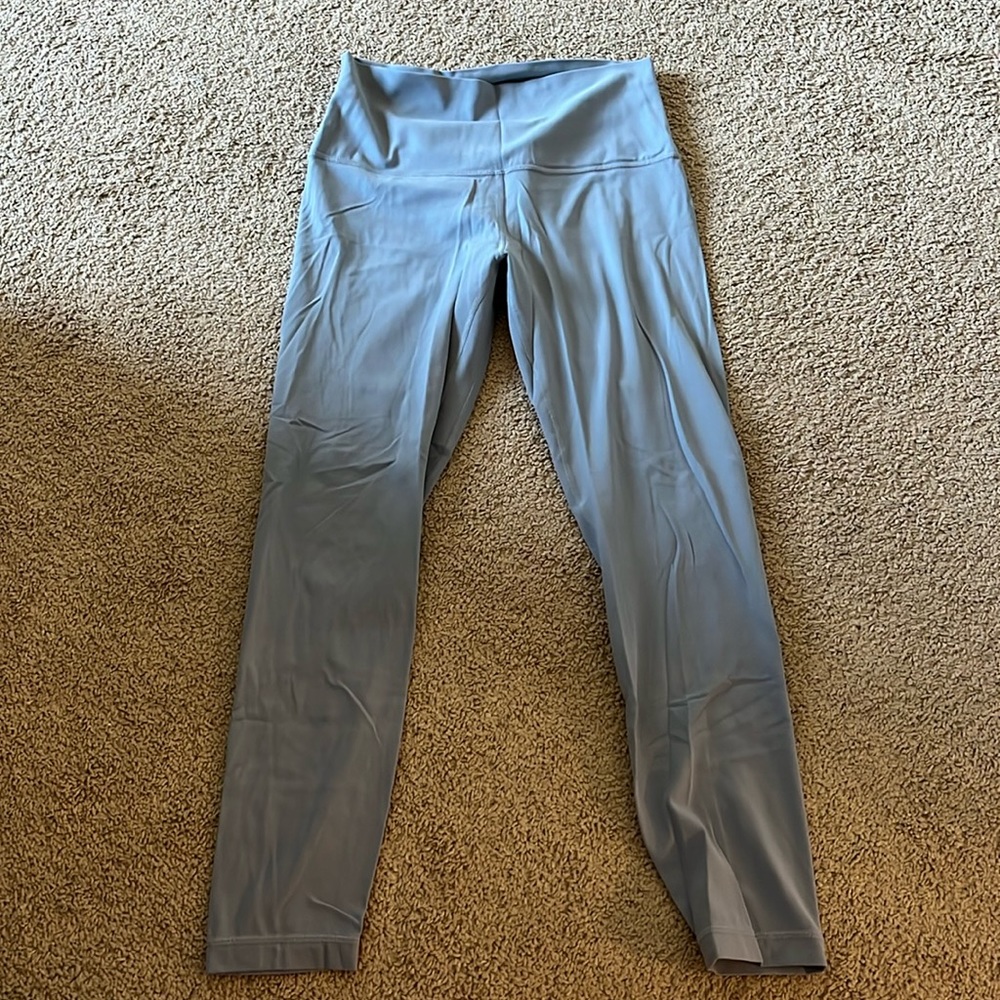 Blue align lulu leggings 25 in